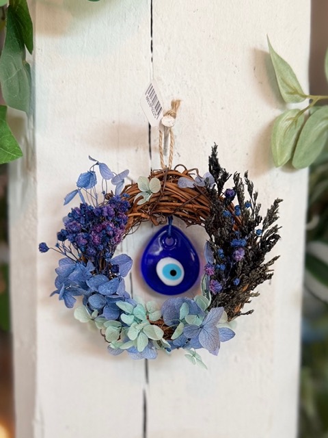 Evil Eye Wreath (Blue)