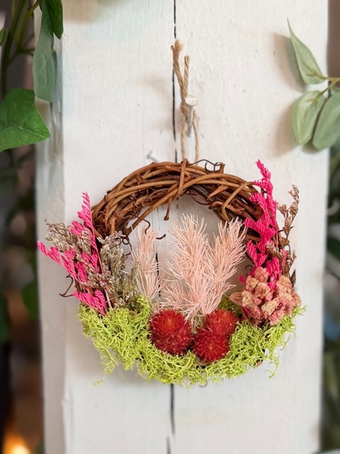 Pink & Coral Wreath