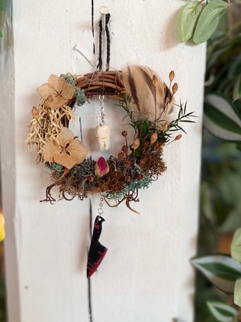 Tooth & Hatchet Wreath