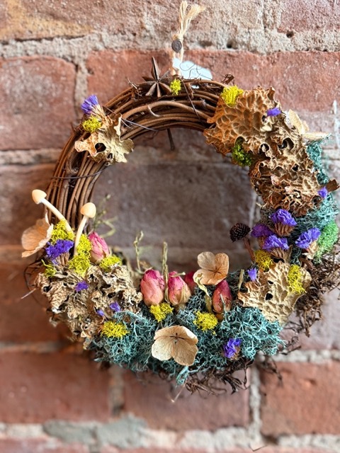 Woodland Mushroom Wreath (Purple)